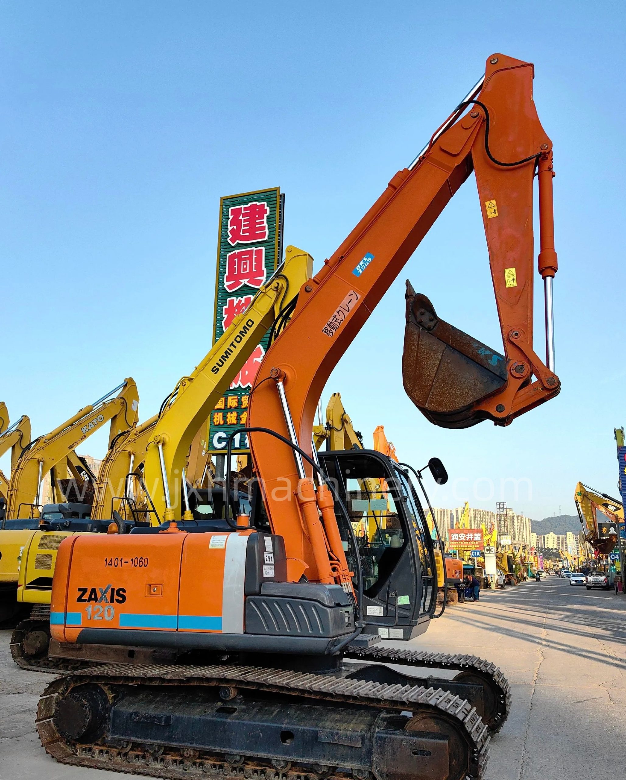 Used Hitachi 120-3 used middle size crawler excavator on discount